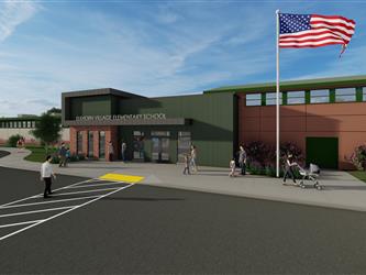 Elkhorn Village School Modernization Rendering