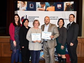 Karen Ziebron, Board Member, West Sacramento Community Foundation and Gil Torres, Broker/Owner, Exclusive Realty