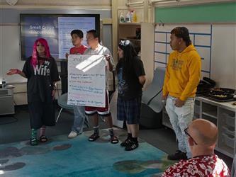 Photo of Superintendents Student Advisory Committee meeting at a school site